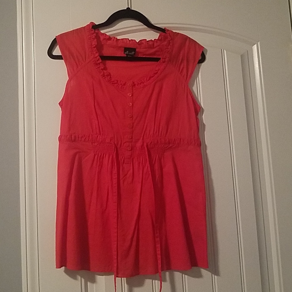 Orange Willi Smith Sleeveless top